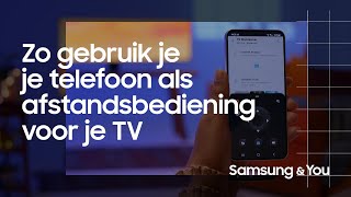 Hoe gebruik je je telefoon als afstandsbediening voor je TV  Samsung amp You [upl. by Goles]