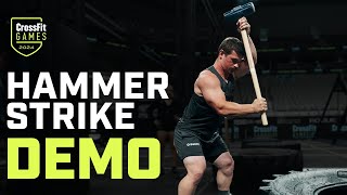 Hammer Strike Demo — 2024 CrossFit Games [upl. by Platon]