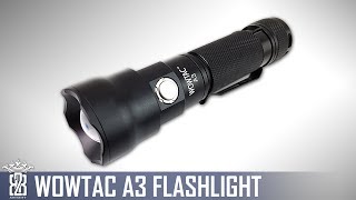 Flashlight  Wowtac A3 Taschenlampe Review  Deutsch [upl. by Julide]