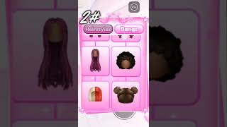 Hair combos in the new dti update that just might help you music roblox dti viral fyp [upl. by Nylekoorb]