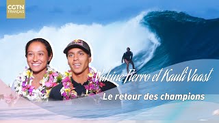 Surf  Vahine Fierro et Kauli Vaast le retour des champions [upl. by Nitsrek]