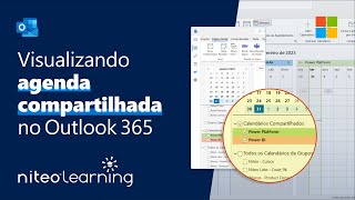 Como ver AGENDA COMPARTILHADA no OUTLOOK 365 [upl. by Peih]