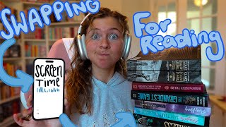 I swapped my WORST EVER Screen Time for reading 📖📲⎮disappointing reads new releases anticipated 🥲 [upl. by Nivla]