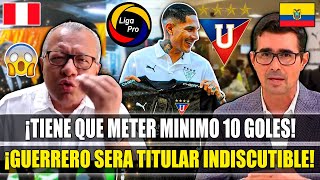 ¡LE PONEN UNA VALLA A GUERRERO PRENSA DE ECUADOR QUIERE QUE PAOLO SEA EL GOLEADOR DE LA LIGA PRO [upl. by Bennett]