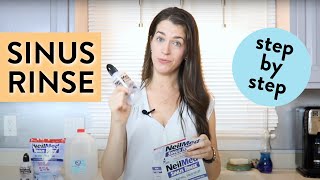 How to Use a Sinus Rinse  NeilMed Sinus Rinse Tutorial [upl. by Orfurd]