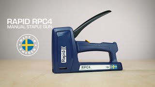 Rapid RPC4 Staple gun  Explainer video [upl. by Jun958]