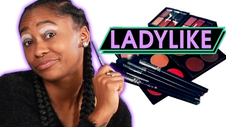 Women Try Extreme Runway Makeup • Ladylike [upl. by Mia315]