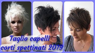 20 idee bellissime 🌷 per taglio capelli corti spettinati 2019 [upl. by Natsirk681]