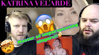 KATRINA VELARDE  impersonating singers 3 😱😳🤯 metalheads reaction [upl. by Alemaj]