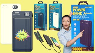 Remax Power Bank 20000 mah । রিমেক্স পাওয়ার ব্যাংক । Review Time Zone [upl. by Eniarral]