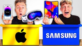 10000€ APPLE vs SAMSUNG Mystery Box Opening 😱 Welche Box ist WERTVOLLER [upl. by Rutter635]