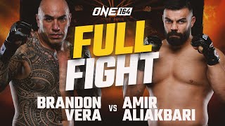 Brandon Vera vs Amir Aliakbari  ONE Championship Full Fight [upl. by Shult412]