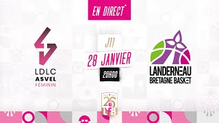 LFB 20222023 J11  Lyon  Landerneau  Match complet [upl. by Athalee]