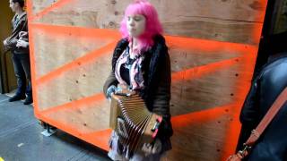 Renée de la Prade playing Girls just want to have fun on accordion [upl. by Mackey]