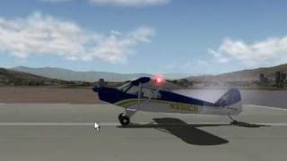 Cub Crafters LSA XPlane flight simulator program aircraft model [upl. by Lirrehs]