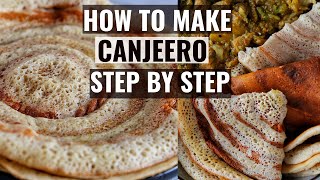 How to Make Canjeero Step by Step 3 Delicious Recipes  Somali Recipe [upl. by Xonnel]