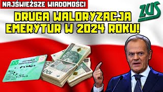 ⚡️NAJŚWIEŻSZE WIADOMOŚCI Będzie druga waloryzacja emerytur w 2024 roku Inflacja wciąż rośnie [upl. by Dahs121]