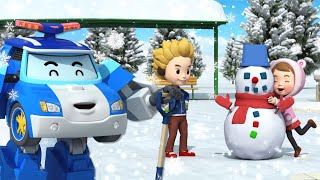 Snow Day Safety Series│Robocar POLI Best Traffic Safety Seris🚔│A Snowy Day⛄│Robocar POLI TV [upl. by Enortna]