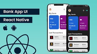 Build a Bank App UI  React Native and Expo Projects  React Native for Beginner 2024 [upl. by Acirej]