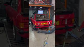 ESCORT XR3i ON THE DYNO ford xr3i [upl. by Nylave]