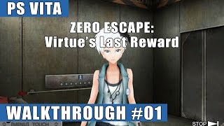 Zero Escape Virtues Last Reward PS Vita Walkthrough Part 92 Phi True End Part 1 [upl. by Lutim]