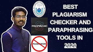 10 Plagiarism and Paraphrasing Tools 2021  Free Online Plagiarism Checker  Paraphrasing Software [upl. by Hait173]