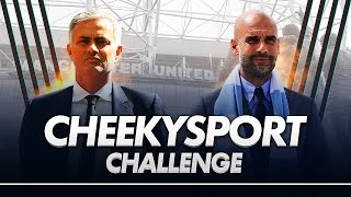 The Best Manager in the World  CheekySport Challenge  Man United 12 Man City [upl. by Ytineres]