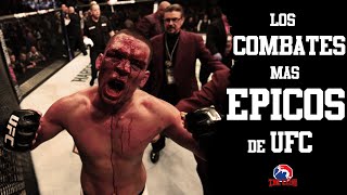 LAS 5 PELEAS MÁS ÉPICAS DE UFC [upl. by Ehcsrop758]