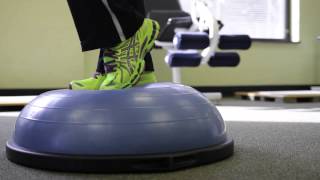 Ankle Strengthening Exercises With a Balance Ball  LS  Strengthening amp Stretching [upl. by Golding]