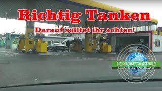 Tanken Teil 1  Das erste mal selber Tanken  Tankstelle  Fahrstunde  Führerschein [upl. by Ailemac268]