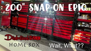 200quot Snapon Epiq toolbox tour Is this Youtubes biggest home box [upl. by Nilesoj]