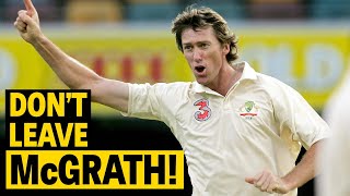 No shot offered Batsmen leave McGrath strikes [upl. by Aspasia903]