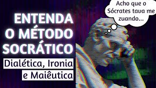 O QUE É O MÉTODO SOCRÁTICO Entenda Maiêutica e Ironia [upl. by Ihcekn]