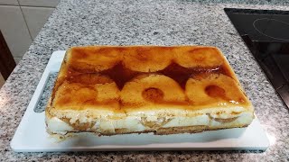 Receta Tarta de Piña  fácil rápida y deliciosa aprende está receta y sorprende a todos [upl. by Theobald]