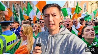 The Irish are Rising ‼️🇮🇪 ‼️ireland patriots dublin viralvideo dublinlive [upl. by Rebmak]