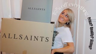 BlackFriday All Saints Haul 2020  Balfern Jacket Jeans amp Boots Haul Review [upl. by Clive219]