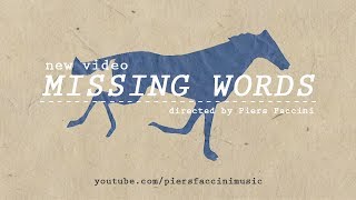 Piers Faccini  Missing Words Official Video [upl. by Haimerej]