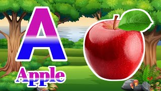 A for apple  अ से अनार  abcd  phonics song  a for apple b for ball c for cat  abcd song abcde [upl. by Davies]