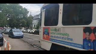 Septa trolley 1113 34 and 36 on 42nd street [upl. by Aihsel]