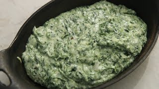 Creamed Spinach cooked by Julie episode 362 [upl. by Pedro]