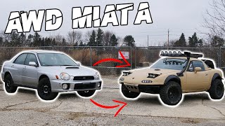 Building The WORLDS FIRST AWD SUBARU POWERED MIATA Starts NOW [upl. by Zita365]