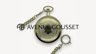 Montre à Gousset Quartz Laval Écusson [upl. by Haldan459]