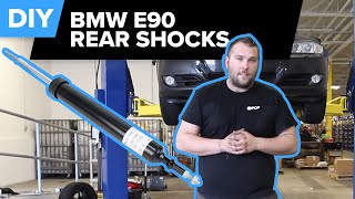 How to Replace the Rear Shocks on a BMW E90 325i 328i 335i amp More [upl. by Ahsenauq]