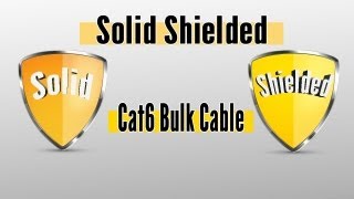 Shielded Solid Cat6 Bulk Cable [upl. by Adirf]