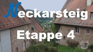 Der Neckarsteig Etappe 4 von Hirschhorn nach Eberbach [upl. by Nosidda]