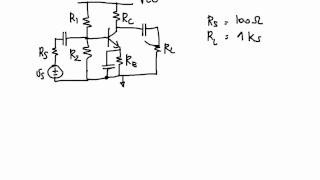 Elettronica 2013  Lezione 25  Esercizio di dimensionamento di uno stadio a BJT [upl. by Aisereht]