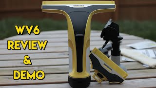 Karcher WV6 Premium Window Vac Review amp Demonstration [upl. by Lynnelle]