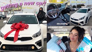 VLOG Getting a New Car  car tour  decorating [upl. by Atihana287]