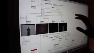 Kinect using Max MSP [upl. by Ellenwahs]