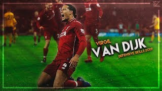 Virgil Van Dijk 2019 ▬ MasterClass ● Tackles Defensive Skills amp Goals  HD [upl. by Elatnahc]